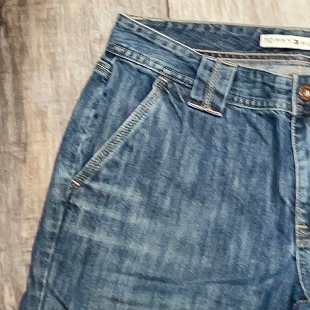 Vintage Tommy Hilfiger Retro Denim Jean Capris Size 4 - Picture 3 of 15